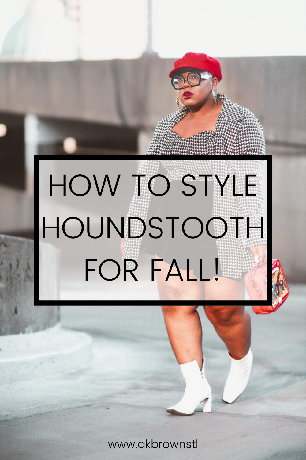 houndstooth fashion style ak brown st louis